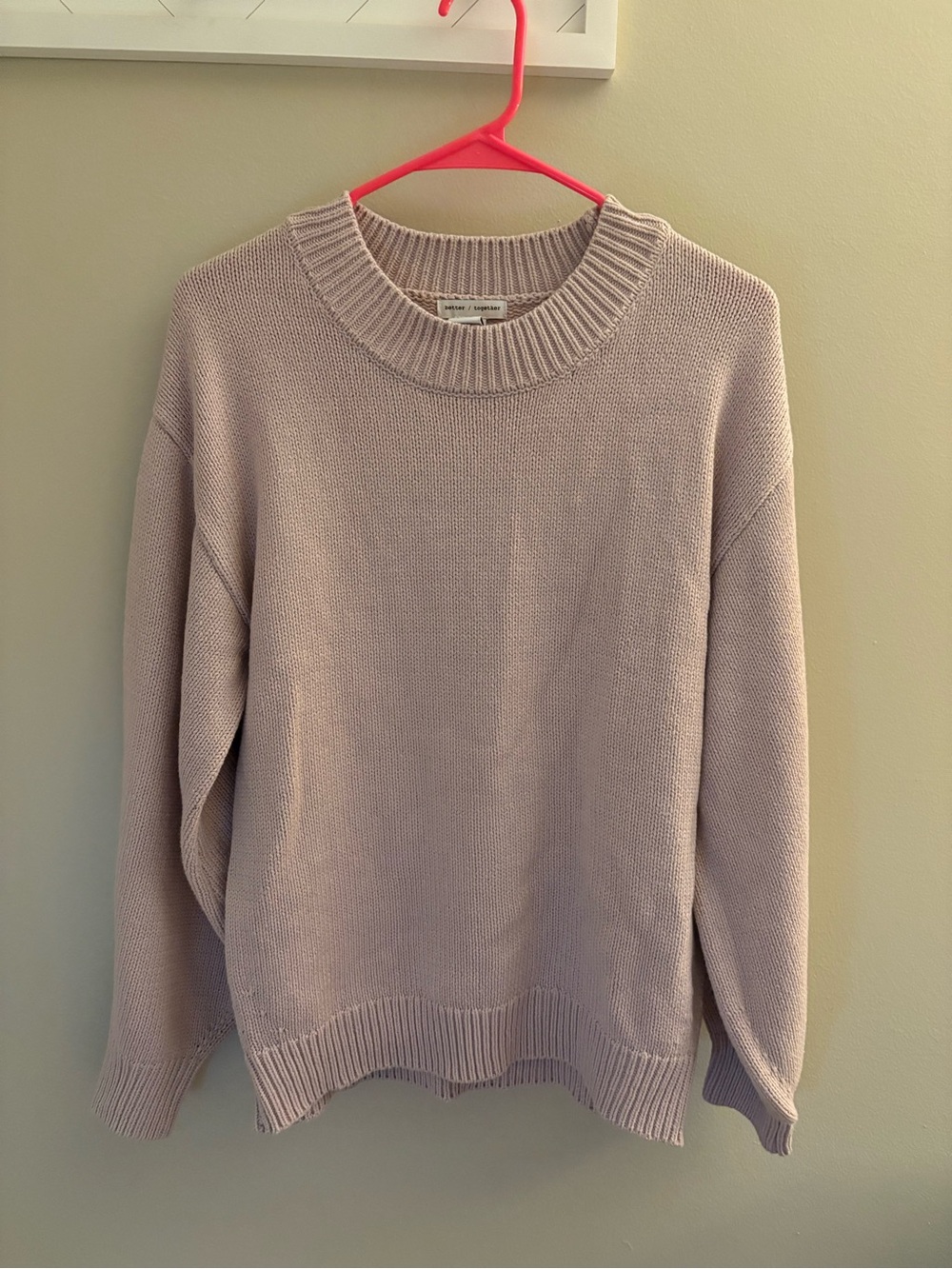 Crewneck Sweater - Soft Lavender / Light Mauve